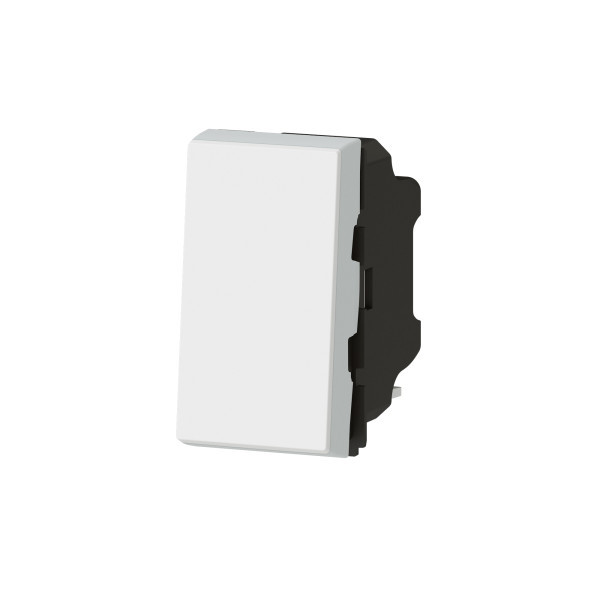 Poussoir ou Poussoir Inverseur Blanc 1 Modules Mosaic Legrand EU (NF LEG077030L)