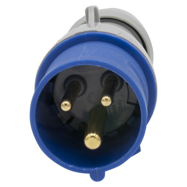 Prise P17 2P+T 16A Legrand 200 à 250V fiche mobile mâle IP44 IK09
