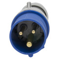 Prise P17 2P+T 16A Legrand 200 à 250V fiche mobile mâle IP44 IK09