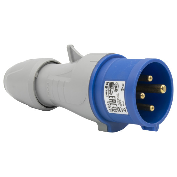 Fiche 16a 3p+t 230v ip44