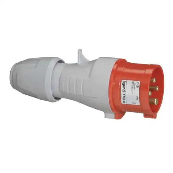 Prise P17 3P+T 16A Legrand 380 à 415V fiche mobile mâle IP44 IK09