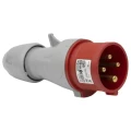 Prise P17 3P+T 16A Legrand 380 à 415V fiche mobile mâle IP44 IK09