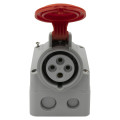 Prise P17 3P+T 16A Legrand 380 à 415V prise saillie femelle IP44 IK09