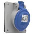 Prise à entraxes unifiés P17 Legrand IP44 2 P+T 16 A 200 à 250 V - plastique - IP44 - IK09