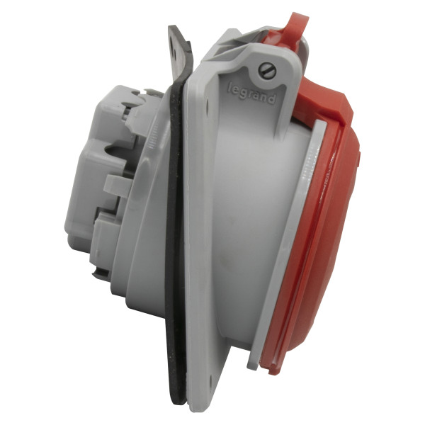 Prise à entraxes unifiés P17 Legrand - 3P+N+T - 380 à 415V - 16A - plastique - IP44 - IK09
