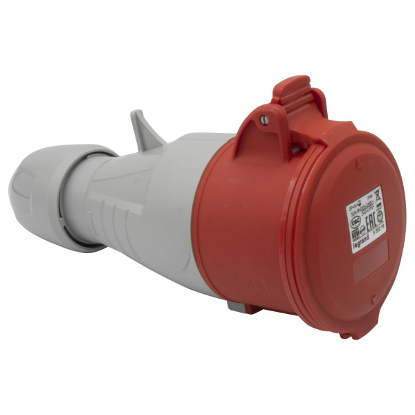 Prise P17 3P+N+T 32A Legrand 380 à 415V prise mobile droite femelle IP44 IK09