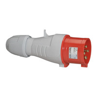 Prise P17 3P+T 32A Legrand 380 à 415V fiche mobile droite mâle IP44 IK09