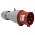 Prise P17 3P+T 32A Legrand 380 à 415V fiche mobile droite mâle IP44 IK09