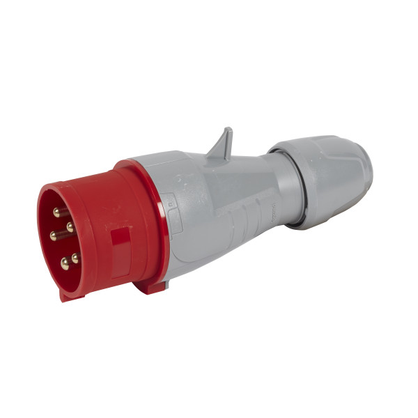 Prise P17 3P+N+T 32A Legrand 380 à 415V fiche mobile droite mâle IP44 IK09