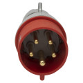 Prise P17 3P+N+T 32A Legrand 380 à 415V fiche mobile droite mâle IP44 IK09