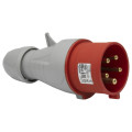 Prise P17 3P+N+T 32A Legrand 380 à 415V fiche mobile droite mâle IP44 IK09