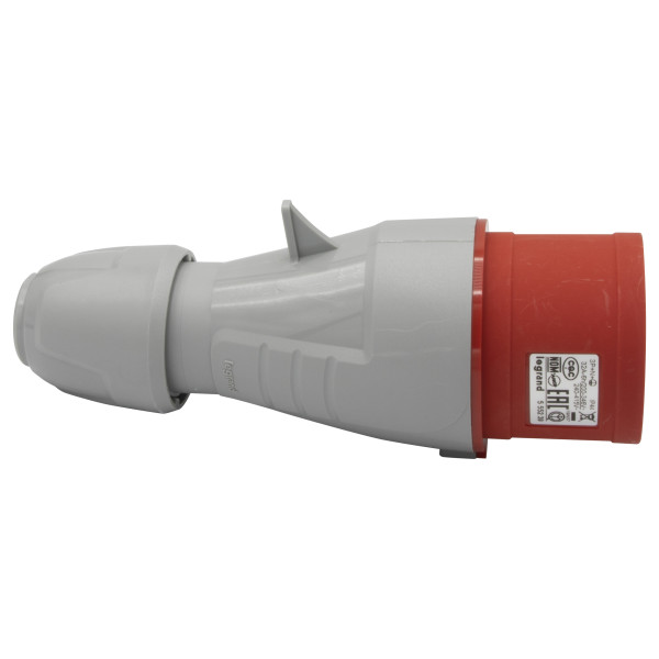Prise P17 3P+N+T 32A Legrand 380 à 415V fiche mobile droite mâle IP44 IK09
