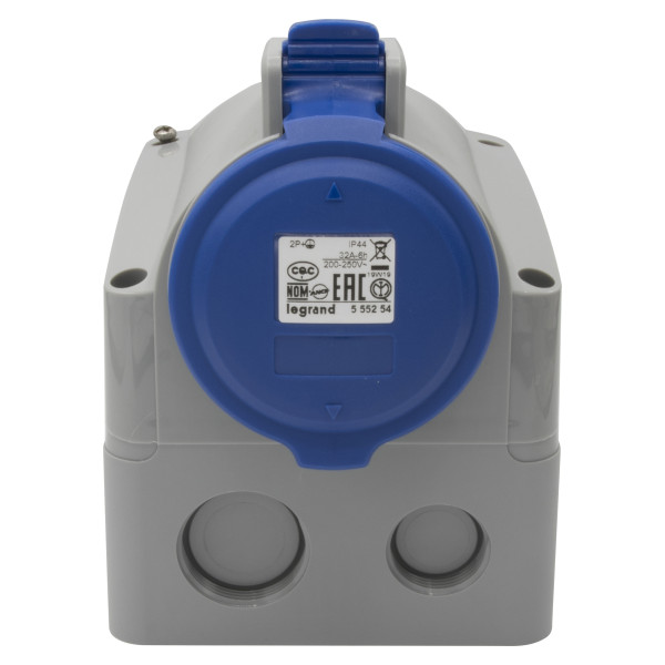Prise P17 2P+T 32A Legrand 200 à 250V prise saillie femelle IP44 IK09