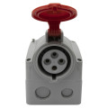 Prise P17 3P+T 32A Legrand 380 à 415V prise saillie femelle IP44 IK09