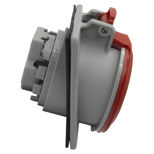 Prise à entraxes unifiés  P17 Legrand - 3P+N+T - 380 à 415V - 32A - plastique - IP44 - IK09