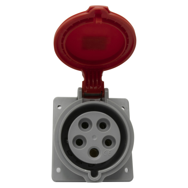 Prise à entraxes unifiés  P17 Legrand - 3P+N+T - 380 à 415V - 32A - plastique - IP44 - IK09