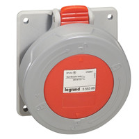 Prise à entraxes unifiés p17 - 380/415 v~ - 32 a - 3p+t - ip 66/67