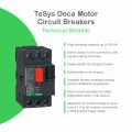 Disjoncteur moteur 1 à 1,6A Schneider Gv2Me 3P 3D déclencheur magnétothermique