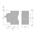 Schneider Electric Disjoncteur Moteur GV2P20 13 à 18 A 3P 3D Déclencheur Magnétothermique