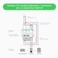 Combiné disjoncteur avec contacteur Schneider Resi9 XE 1 P+N 20A courbe C embrochable