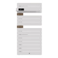 Allure 4 classique matg 0500w blanc mat/chene