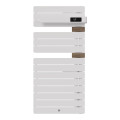 Allure 4 classique matd 0500w blanc mat/chene