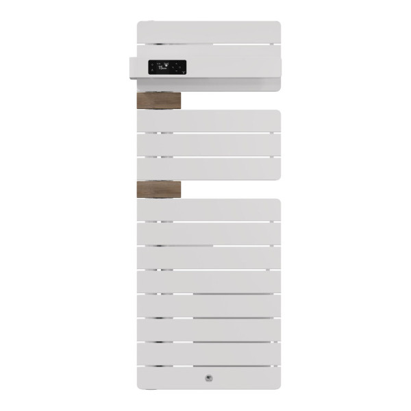 Allure 4 classique matg etroit 1500w blanc brillant/chene