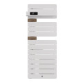 Allure 4 classique matg etroit 1500w blanc brillant/chene