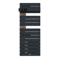 Allure 4 classique matg etroit 1500w ardoise/chene