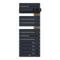 Allure 4 classique matd etroit 1500w ardoise/chene