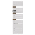 Allure 4 classique matg etroit 0600w blanc brillant/chene