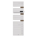 Allure 4 classique matd etroit 0600w blanc brillant/chene