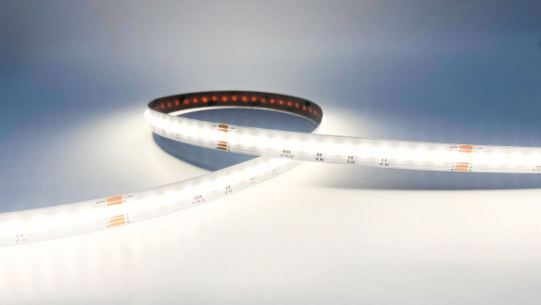 Flexicob ruban 24v led cob rgb + blanc 4000k 93w 1800lm 50000h 120° irc<90