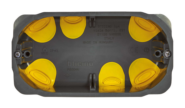 Boîte d'encastement eco batibox - 4 postes prof 50