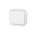 Plexo commande simple réversible va-et-vient ou poussoir - blanc - composable