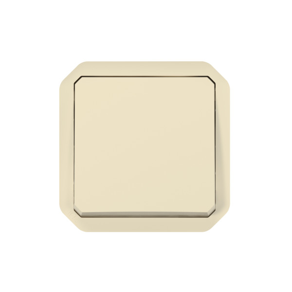 Plexo commande simple réversible va-et-vient ou poussoir - sable - composable