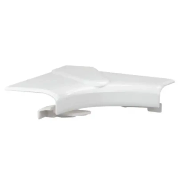 Angle intérieur Legrand pour goulotte à clippage direct Mosaic 50x80mm blanc