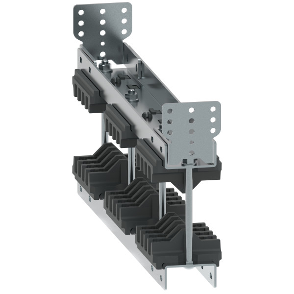 Support jdb prof 600mm entraxe 175 barres cuivre ép. 10mm alignées xl³hp 6300