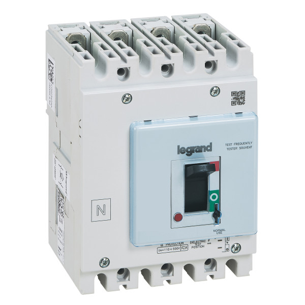 Disjoncteur dpx³125hp magnétothermique avec différentiel 36ka 4p 100a