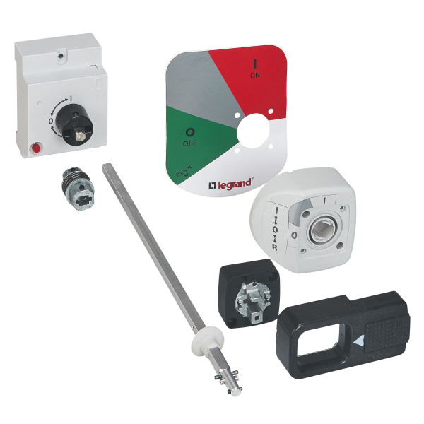 Poignée rotative dpx3 125hp, verrouillable, 3 positions, sans halogène