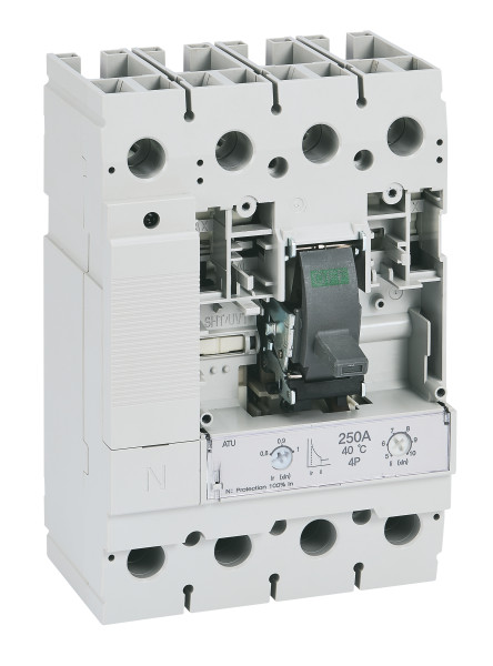 Disjoncteur dpx³ 250 1000v - 4p 250a 20ka thermomagnétique