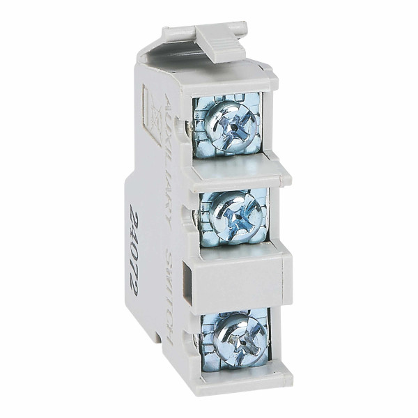 Contact auxiliaire dpx³ 250 - 1000v ac indication on/off fil 0.52mm²