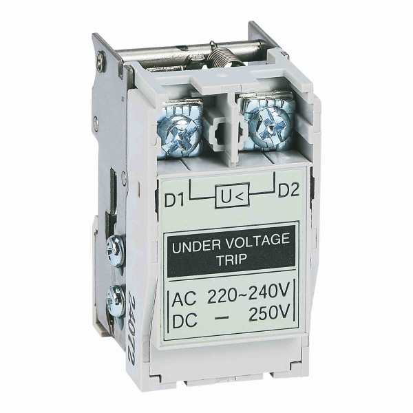 Relais sous tension 230v ac/dc pour dpx³ 250 ouverture rapide 1000v