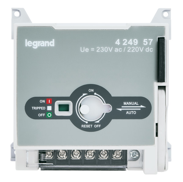 Commande motorisée 230v ac/220v dc dpx³ 250 1000v faible consommation 14w