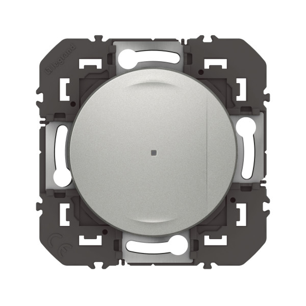 Interrupteur connecté dooxie aluminium, 200w, led, sans neutre, app