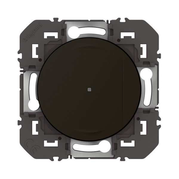 Interrupteur connecté dooxie noir, 200w, led, commande vocale et smartphone