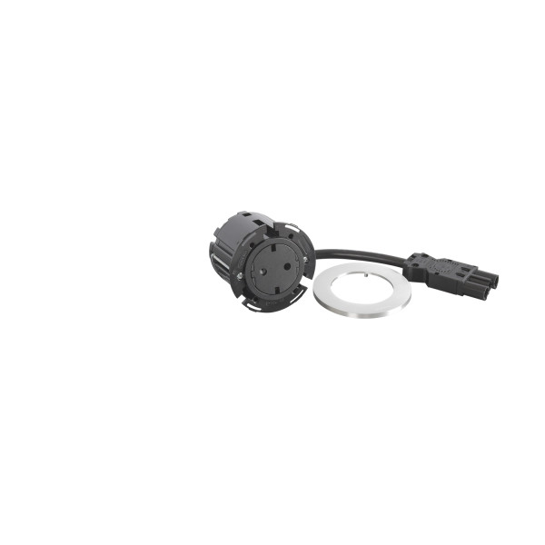 Disq60 incara 2p+t schuko surface et cordon 2m wieland - métal