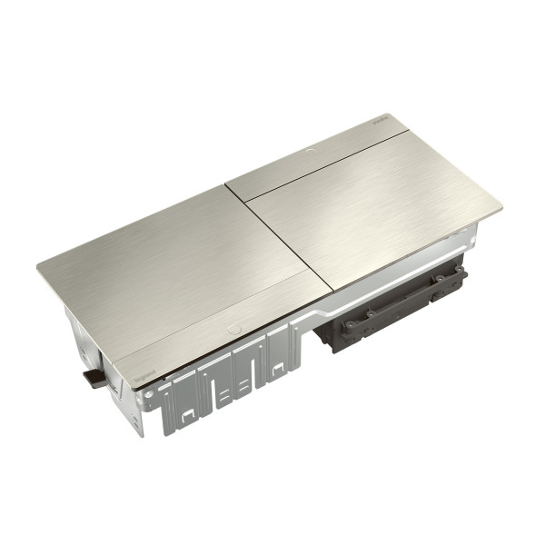 Pop up incara à équiper 2x4 modules - aluminium brossé