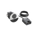 Disq80 incara 2p+t bs + usb a+c + rj45 + cordon 2m fiche intersoc - métal