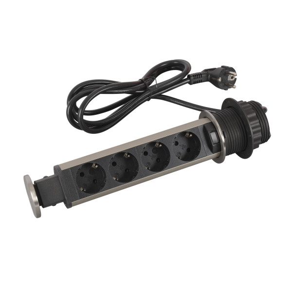 Tower 60 incara Ø60mm 4x2p+t schuko - cordon 2m